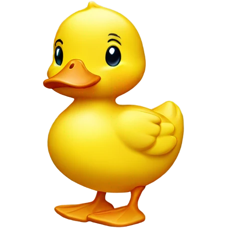 Yellow baby duck candy emoji