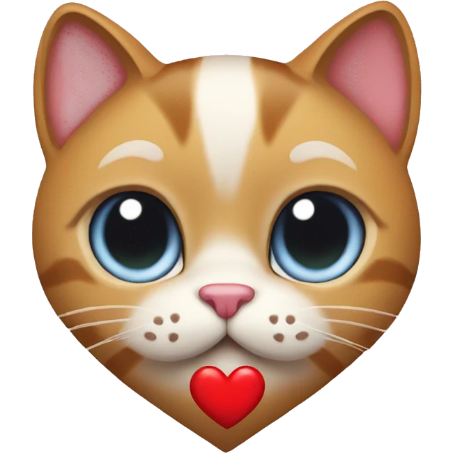 Cat with heart  emoji
