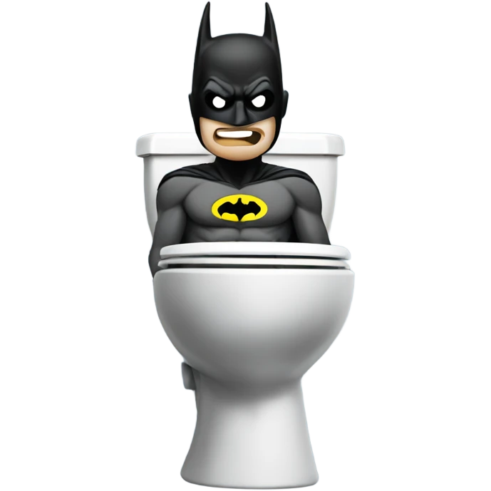 batman on the toilet emoji