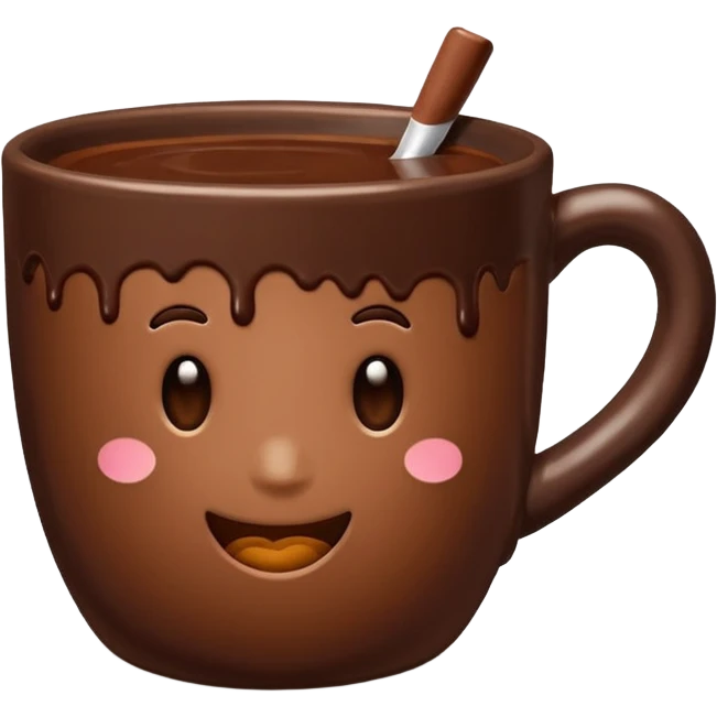 Taza de chocolate caliente emoji