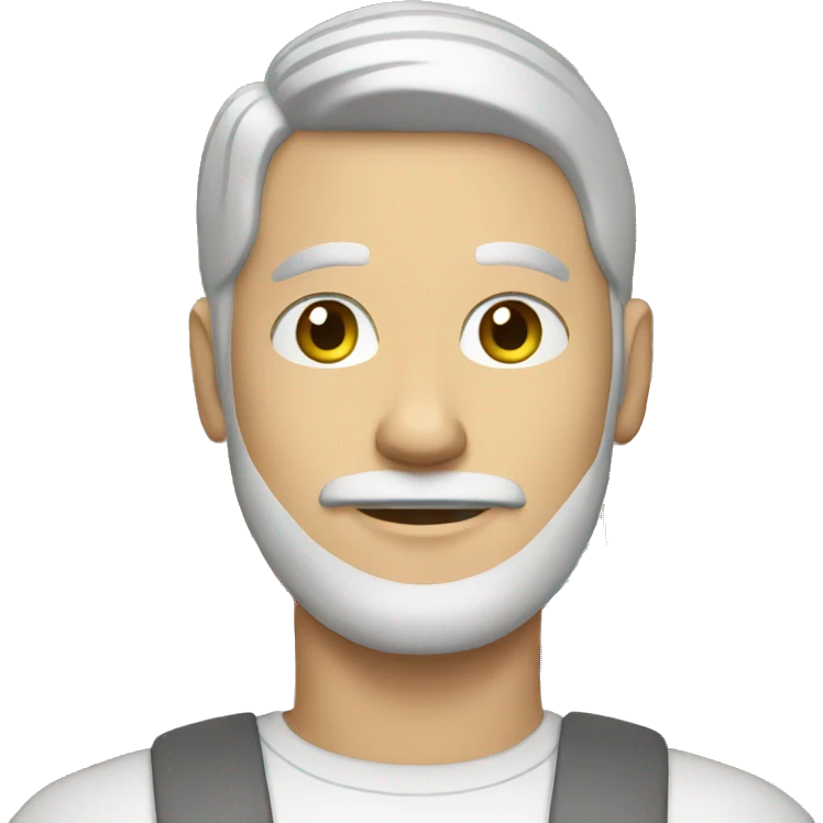 white man shopping at the supermarket emoji