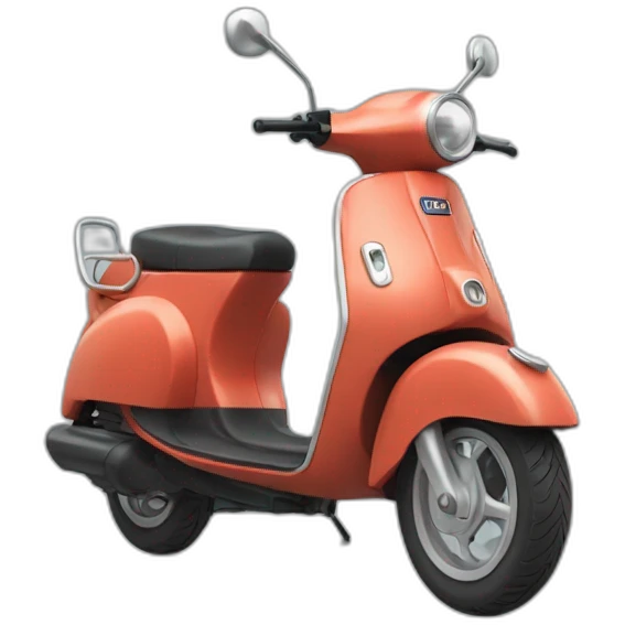 un chat sur un scooter emoji