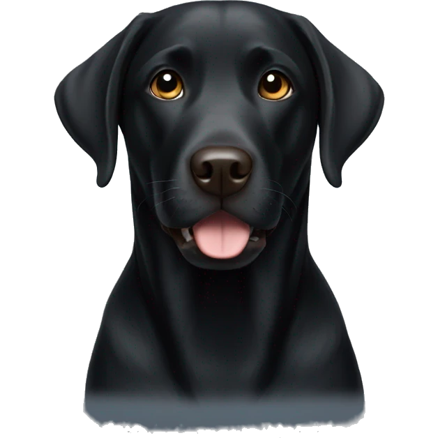 black labrador emoji