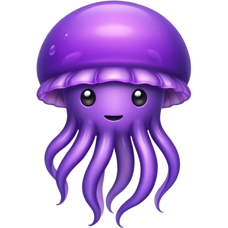 Make a purple jellyfish small emoji