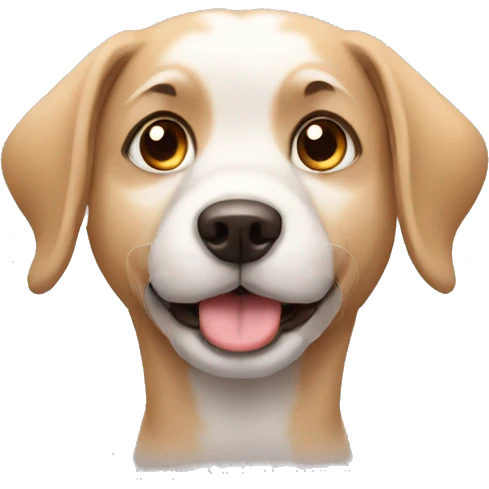 Dog. Face emoji