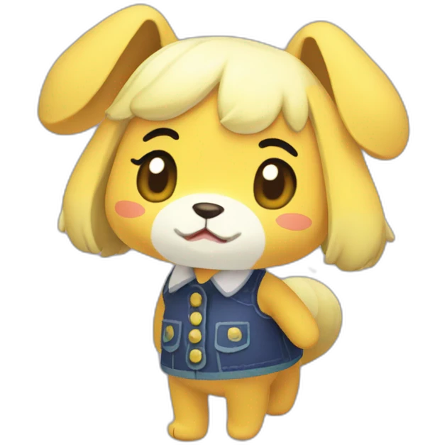 Animal crossing isabelle cute emoji