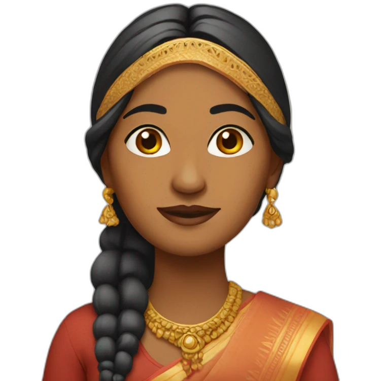 indian woman emoji
