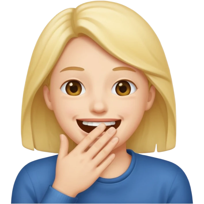 joy emoji laughing covering mouth  emoji