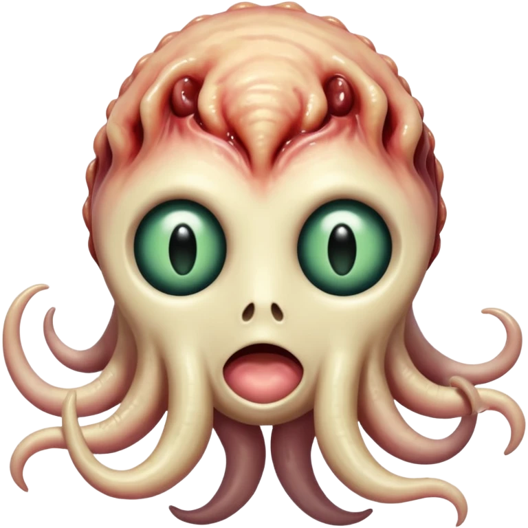 metamorphizing melted skin eldritch horror was never human emoji emoji