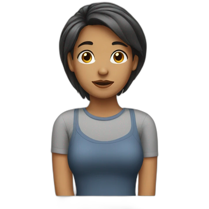 Girl waiting husband emoji