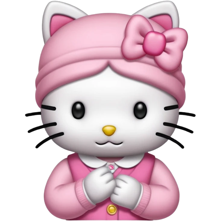 Hello Kitty de punto .  emoji