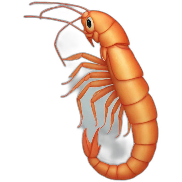 linguistic shrimp emoji