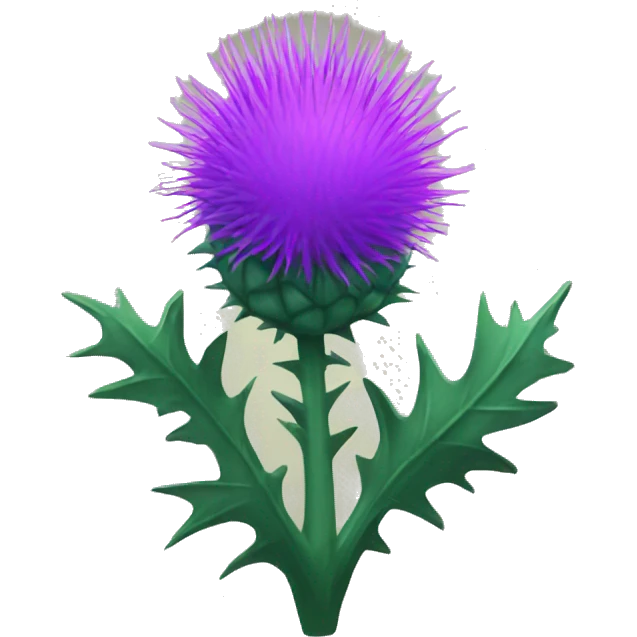 Emoji thistle emoji