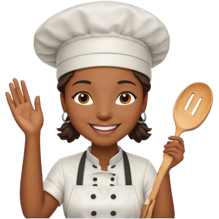 Food Truck Chef black woman emoji