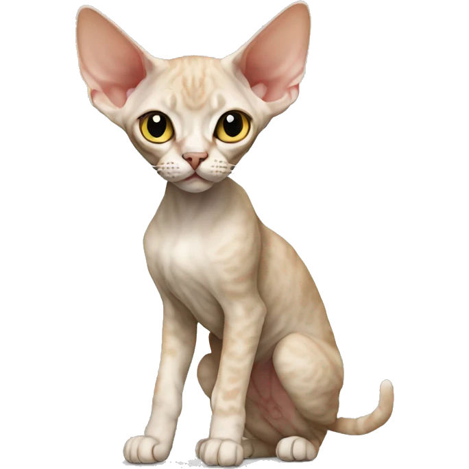 Devon Rex Full Body emoji