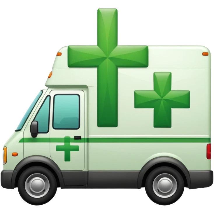 Weed dispensary delivery vehicle  emoji