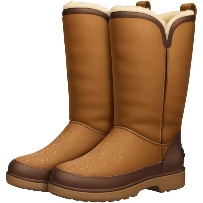 a pair of wet uggs emoji
