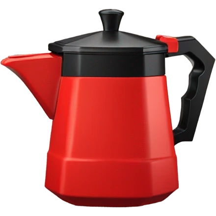 One red moka port emoji