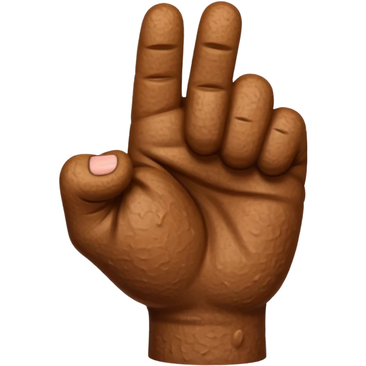 hand making fist with poop emoji on top emoji