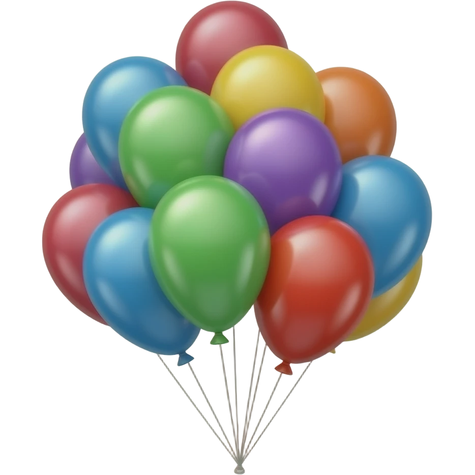 BIRTHDAY BALLOONS NUMBER 13 emoji