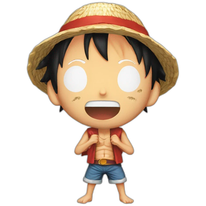 Luffy qui mange de la viande emoji
