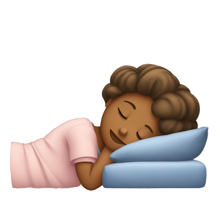 Girl sleeping  emoji