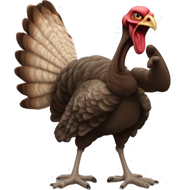 turkey sparring with muhammad ali emoji