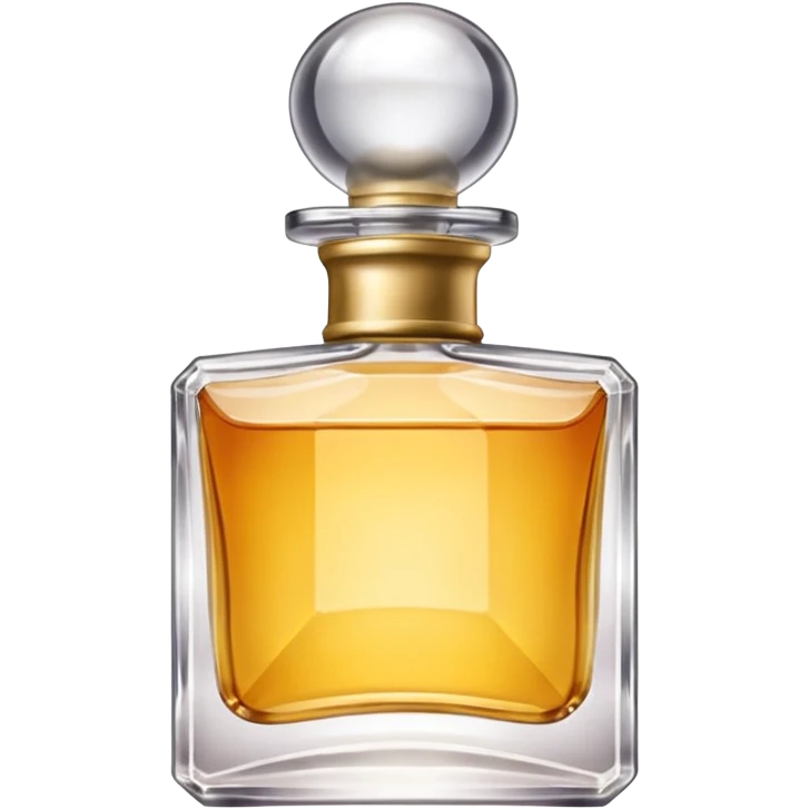 realistic square shaped close bottle of perfume  emoji