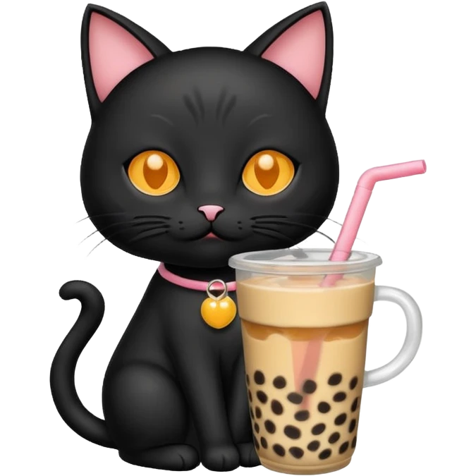 🧋🐈‍⬛ emoji