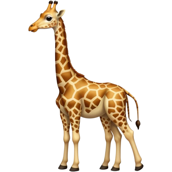 Giraffe with hoodie  emoji