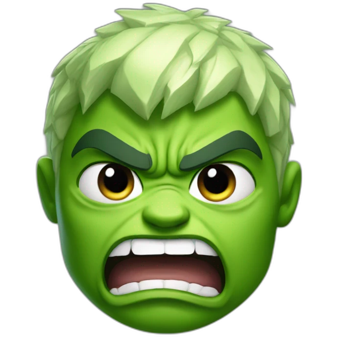 Angry Baby hulk  emoji