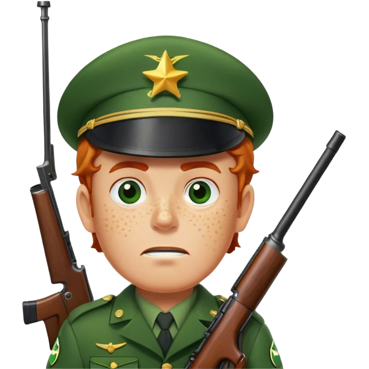Captain Crunch as a member of the IRA emoji