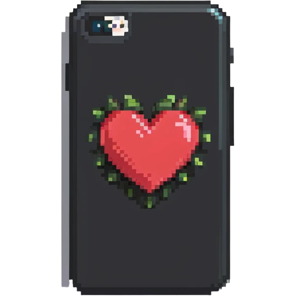 phone with a big heart emoji