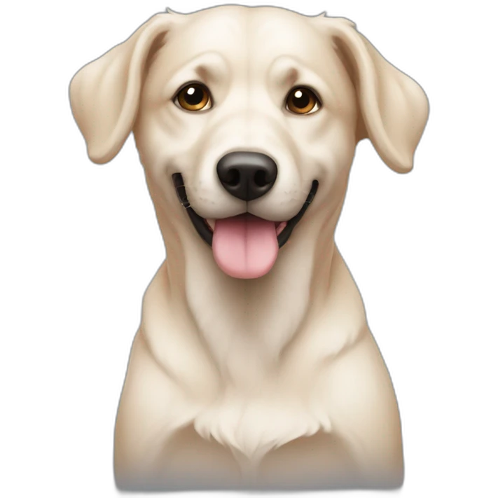 Chien amour avec mamie emoji