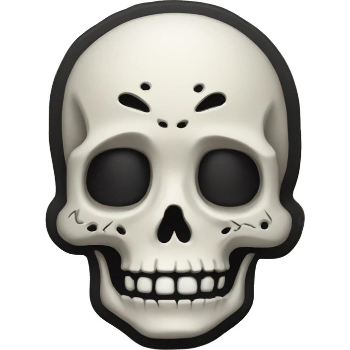 Calavera enojada  emoji