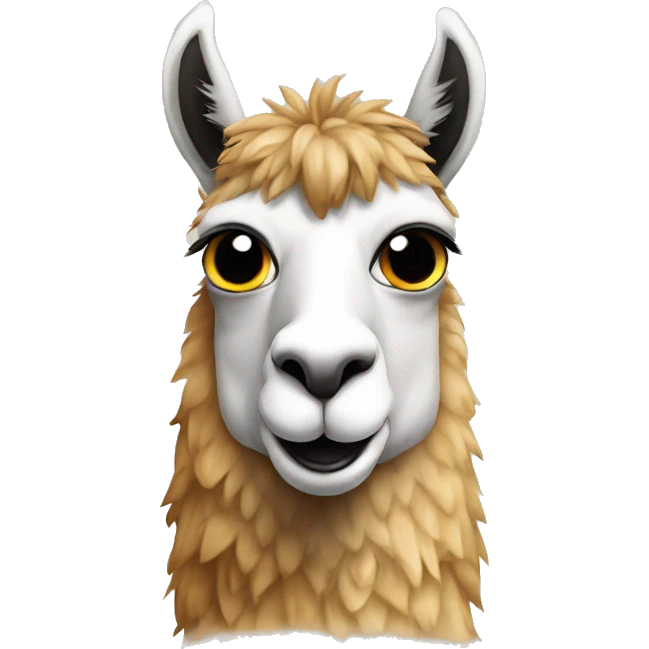 llama con un ojo en el medio  emoji