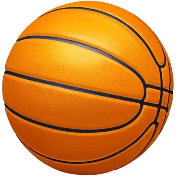 shiny golden basketball with orange seams, metallic gold material, reflective surface emoji