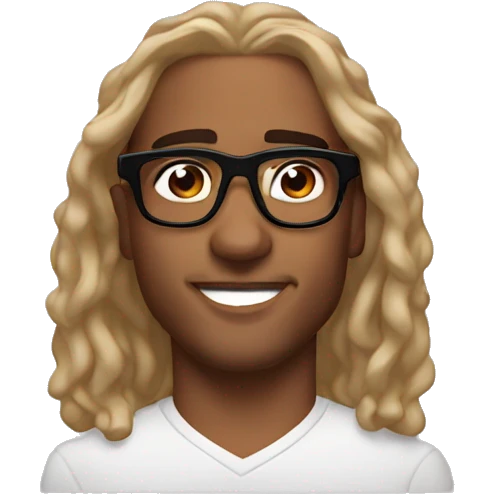 Jalen hurts with glasses emoji