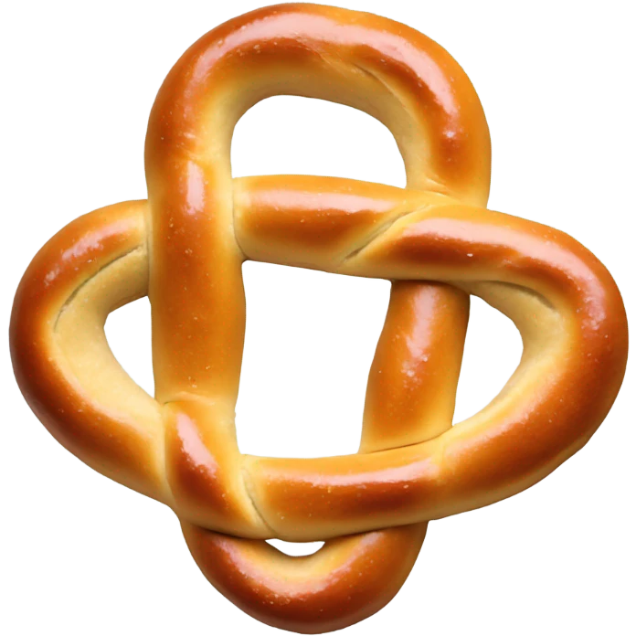 Soft Pretzel with mustard emoji
