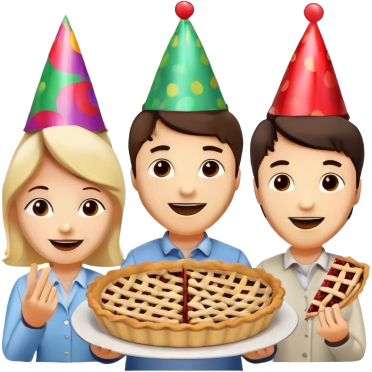 Pi day celebration emoji