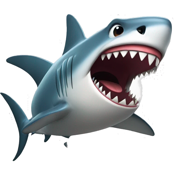 shark laughing emoji
