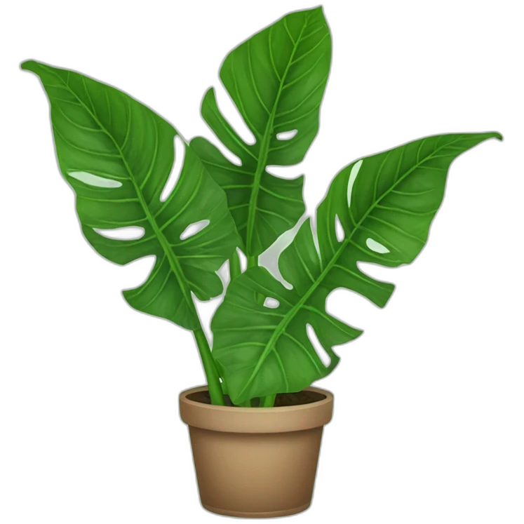 alocasia-zebrina-plant emoji