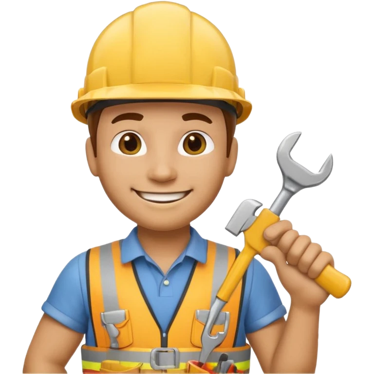 hazme un emoji estilo apple que sea constructor de una empresa emoji