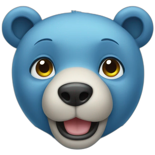 blue bear emoji