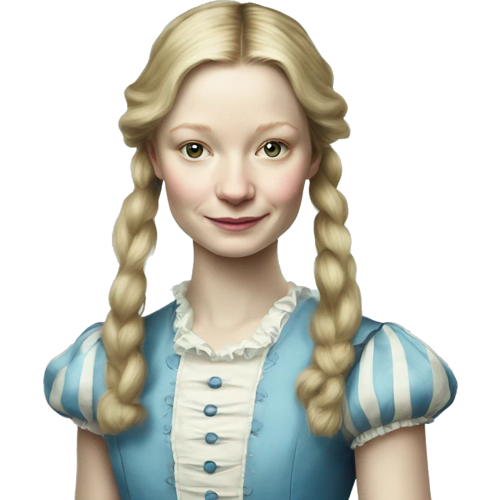 mia wasikowska as alice in wonderland emoji