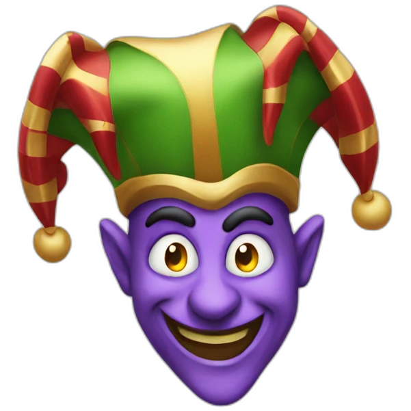 The jester emoji