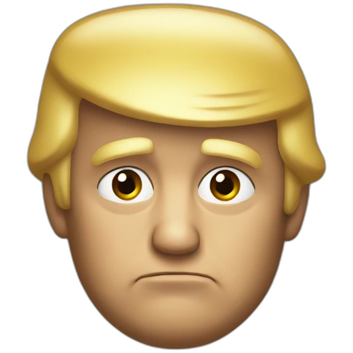 sad old donald trump emoji