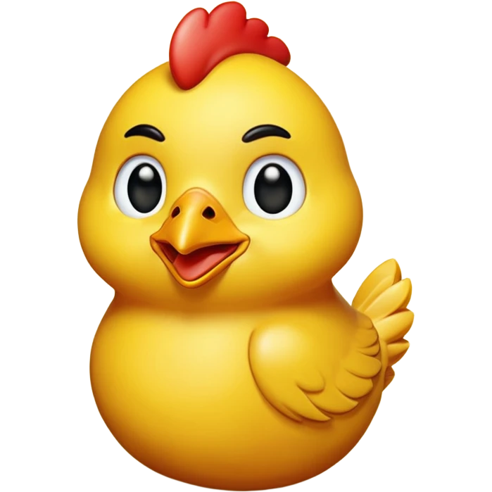 chicken 3d imoji transparen  emoji