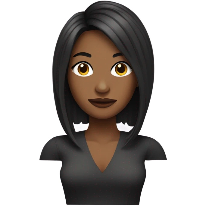 Layerd hair cut woman emoji