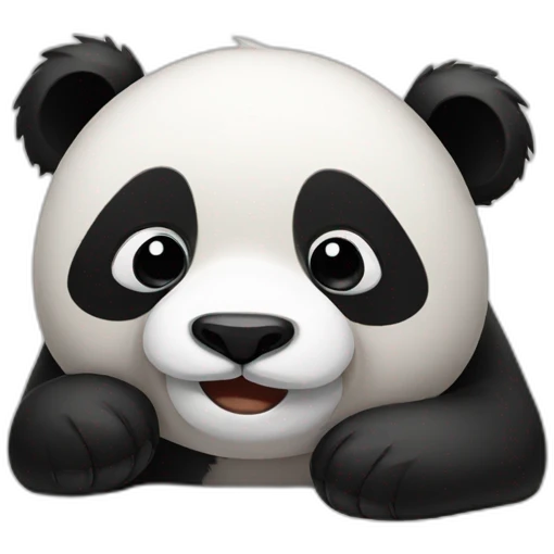 tired panda emoji